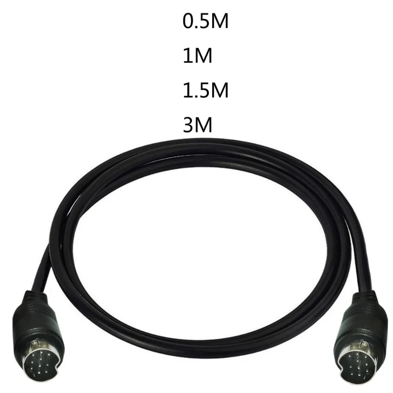 3/1.5/1/0.5m 10 Pin Male to 10 Pin Male S-video Cable for TV Receiver  Projector Video Receiver Camcorders