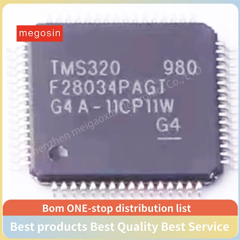 

1PCS/LOT TMS320F28034PAGT TMS320F28034 TMS320 F28034PAGT TQFP64 Microprocessor chips in stock