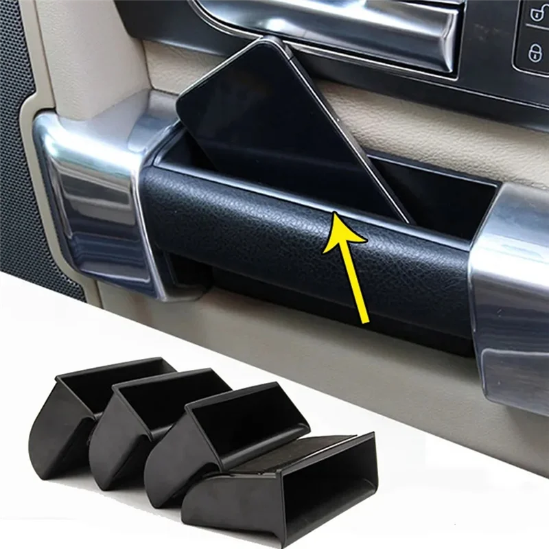 1Set Central Storage Box+Car Door Organizer Case for Land Rover Discovery 4 LR4 2013-2016 Phone Tray Cup Holder Box LHD