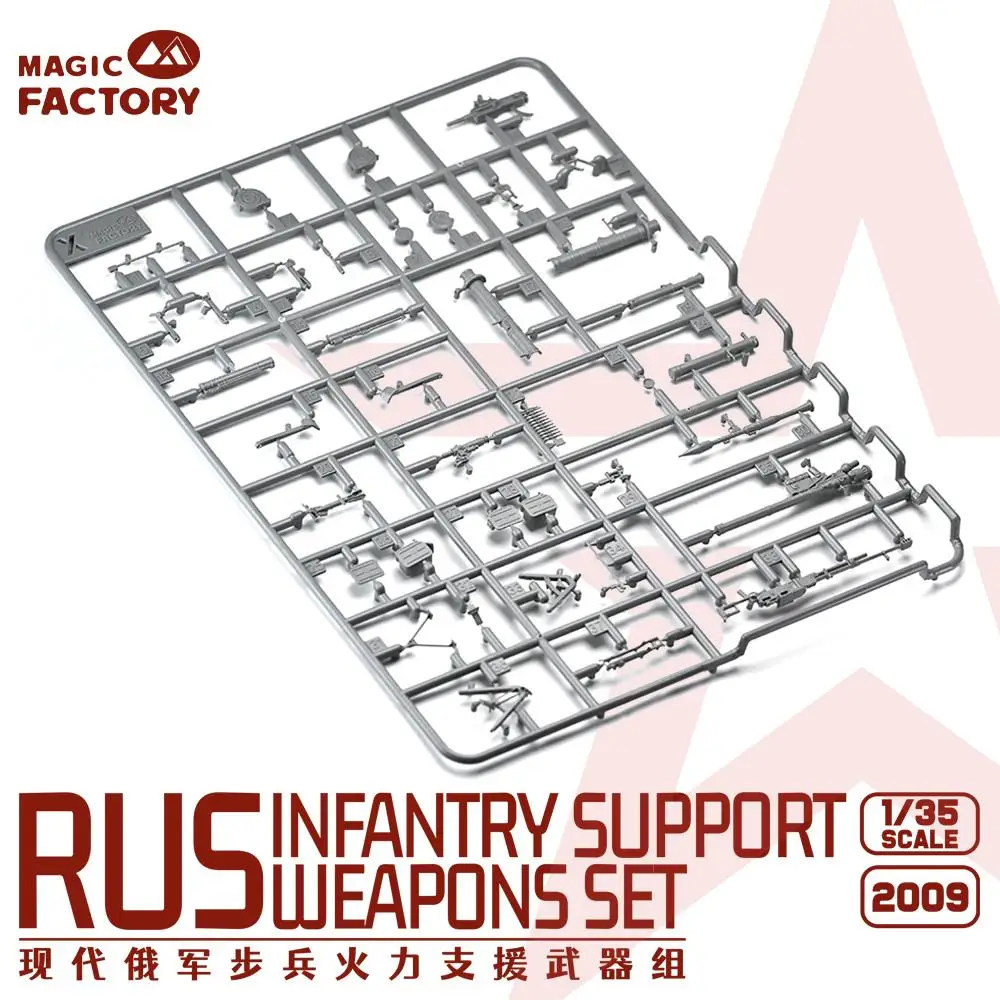 MAGIC FACTORY 2009 1/35 Scale RUS Infantry Support Meapons Set Model