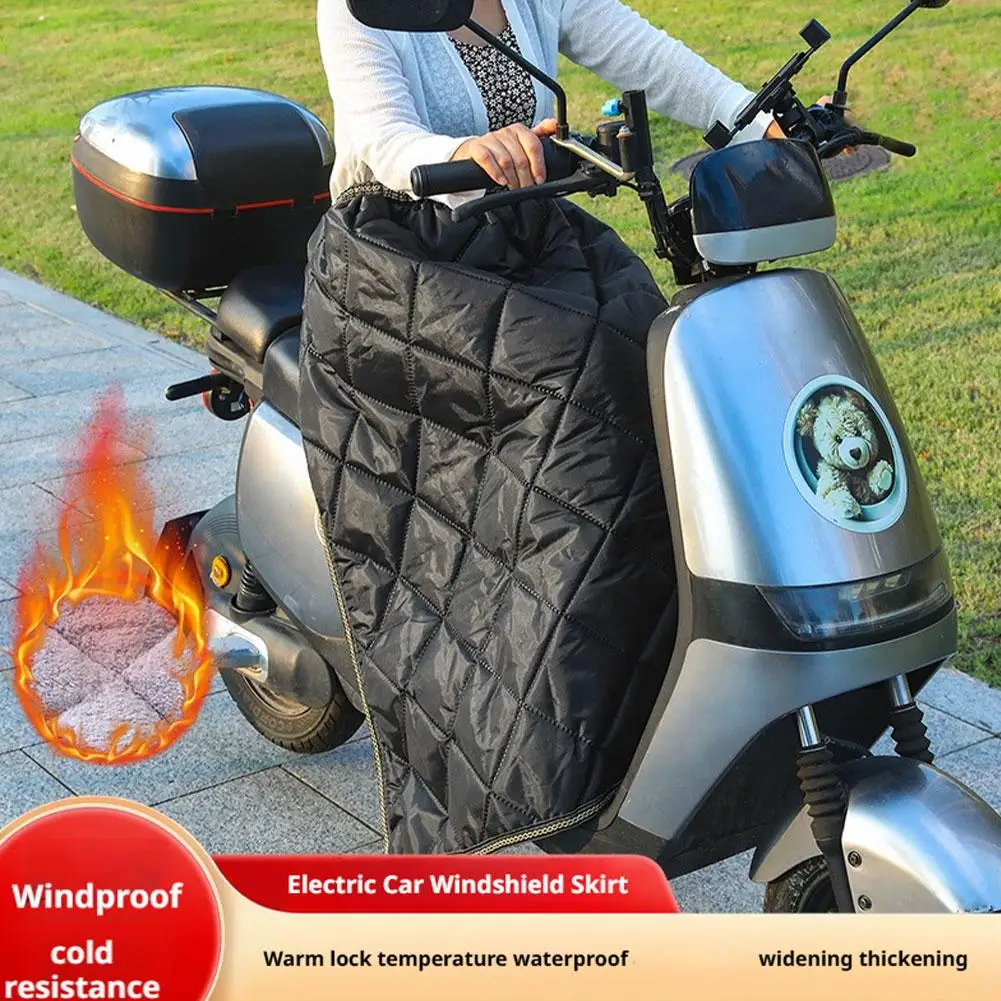 

Leg Apron Thermal Blanket Motorcycle Leg Warmers Winter Waterproof Plush Quilt Pads Windshield Knee Cover Cold Prevent Thic Q8L5