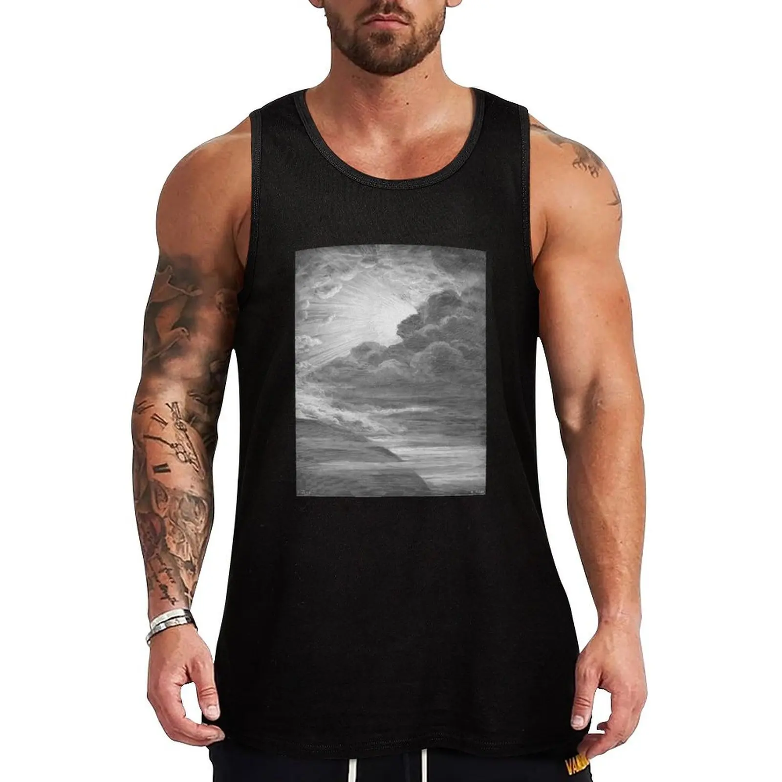 The Creation of Light - Gustave Dore Tank Top Gym t-shirt man t-shirt gym man Male vest