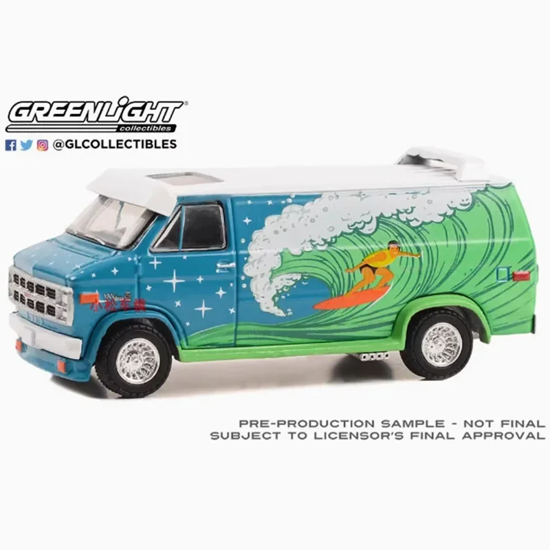 Greenlight Diecast Alloy 1:64 1978/1983 GMC Vandura Version Car Model Collection Display Ornament Toy Gift