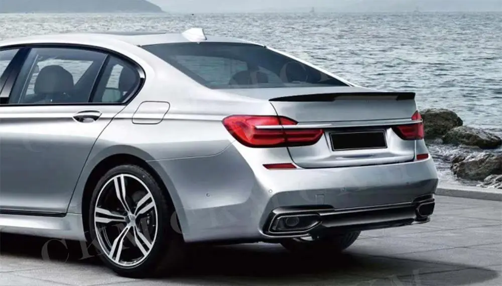 

CKMUUER Dry Carbon Rear Boot Spoiler for BMW 7 Series G11 G12 730i 740i 750i Sedan 2012-2021 Trunk Duck Spoiler Lid Wing Trims