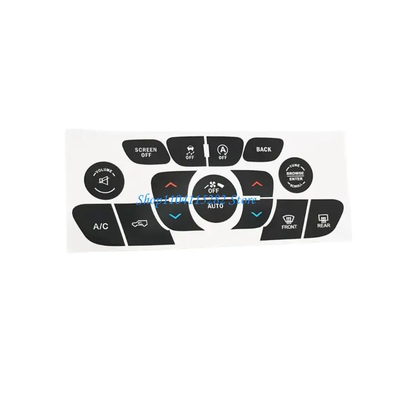 

Upgrades Air Conditioning Panel Repair Sticker with Texture for SUV Buttons