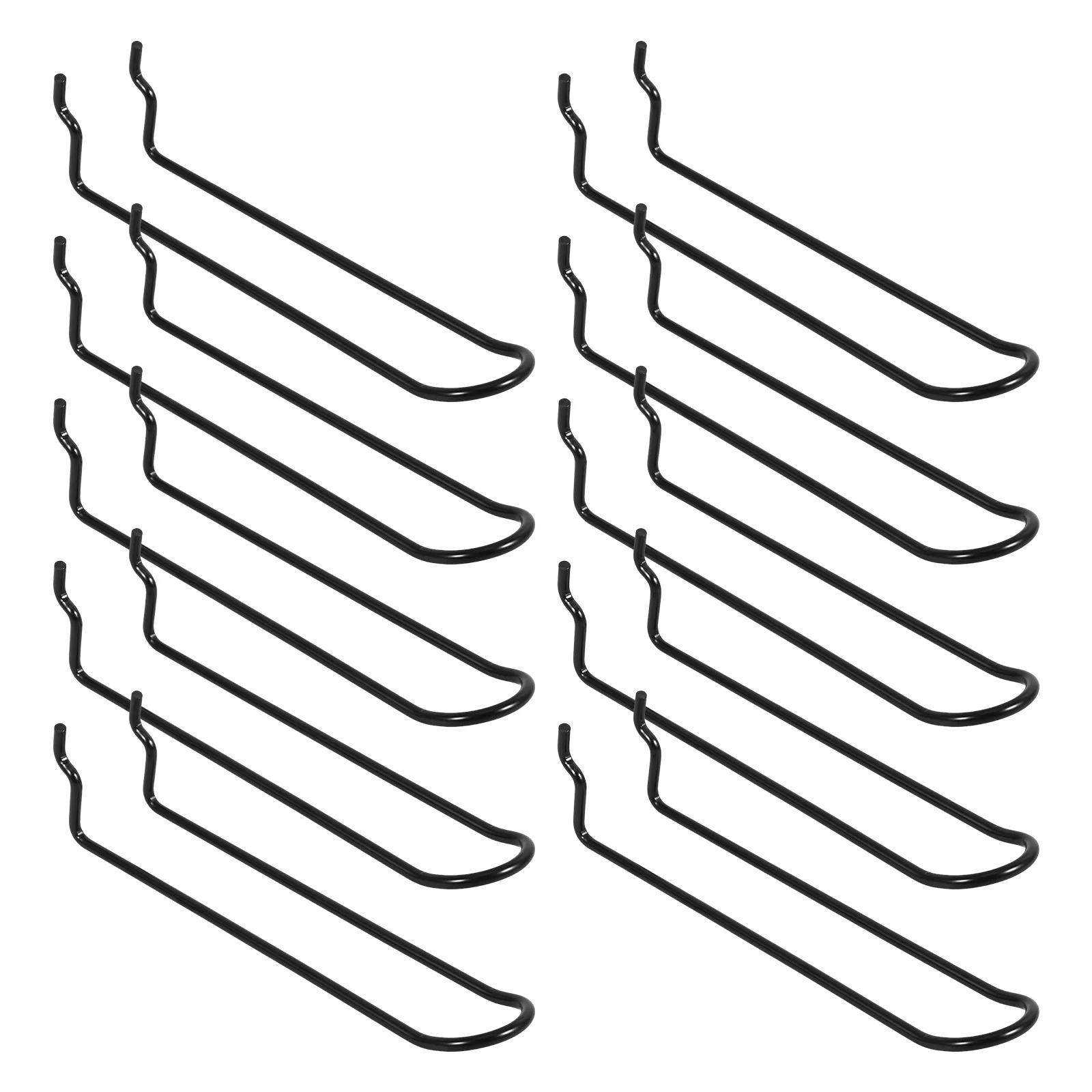 

10pcs Stainless Steel Double Loop Pegboard Hooks For Hanging Tools Heavy Duty Pliers Organizer Garage Storage Rack Accessories