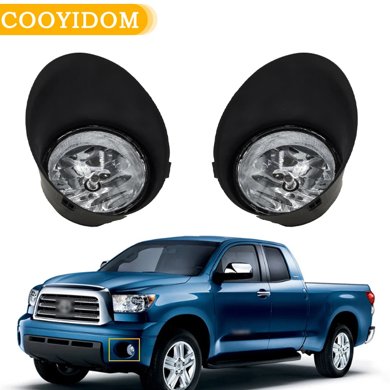 

Halogen Fog Light Fog Lamp For Toyota 2007-2013 Tundra Sequoia 2008-2011 Headlight Driving Lamps Assembly Replacement