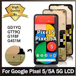 New For Google Pixel 5 GD1YQ LCD Pixel5 Display Touch Digitizer Assembly For Google Pixel 5a 5A 5G G1F8F LCD Frame