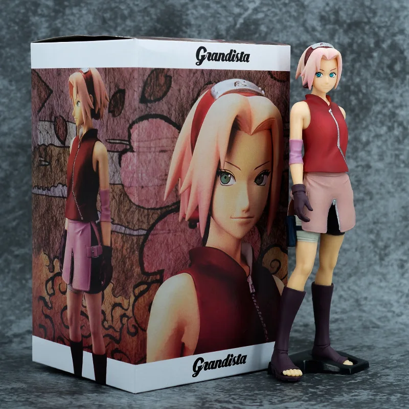 Naruto Figure Anime Shippuden Haruno Sakura Action Figure Standing Position Collection Toy For Christmas Gift 27cm