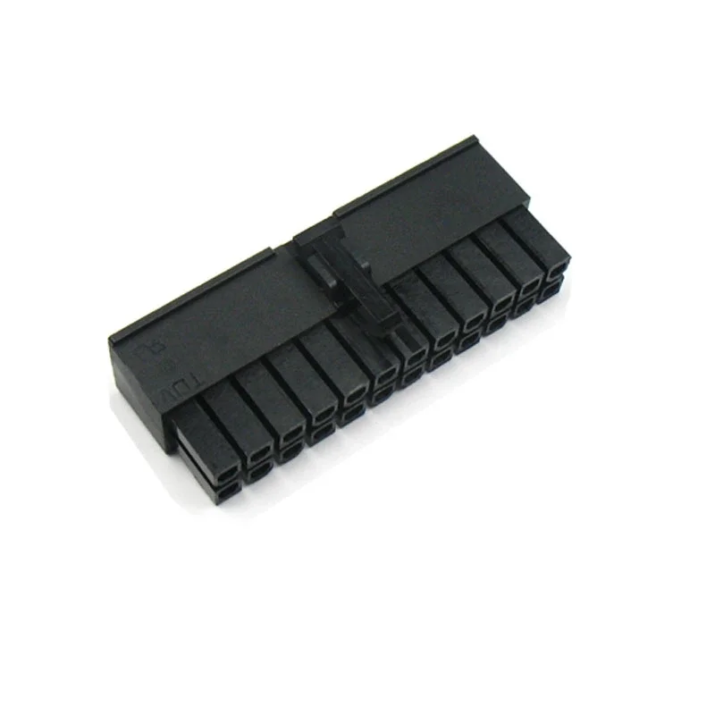 100pcs/lot 4.2mm 5557 CPU 24Pin ATX Male Connector