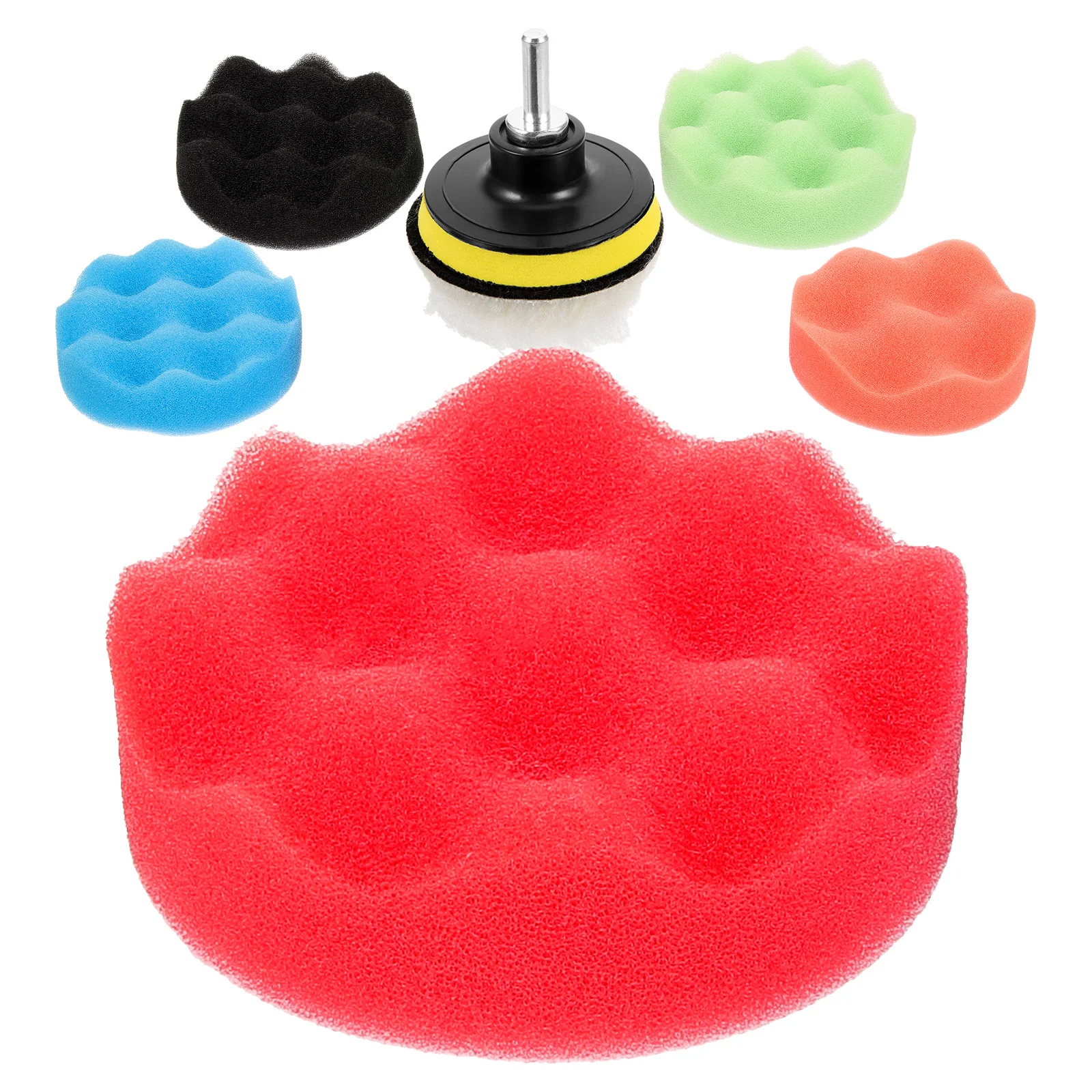 

Polishing Pad Buffing Wheels for Drill Car Polisher Pads Wax Buffer Detailing Kit