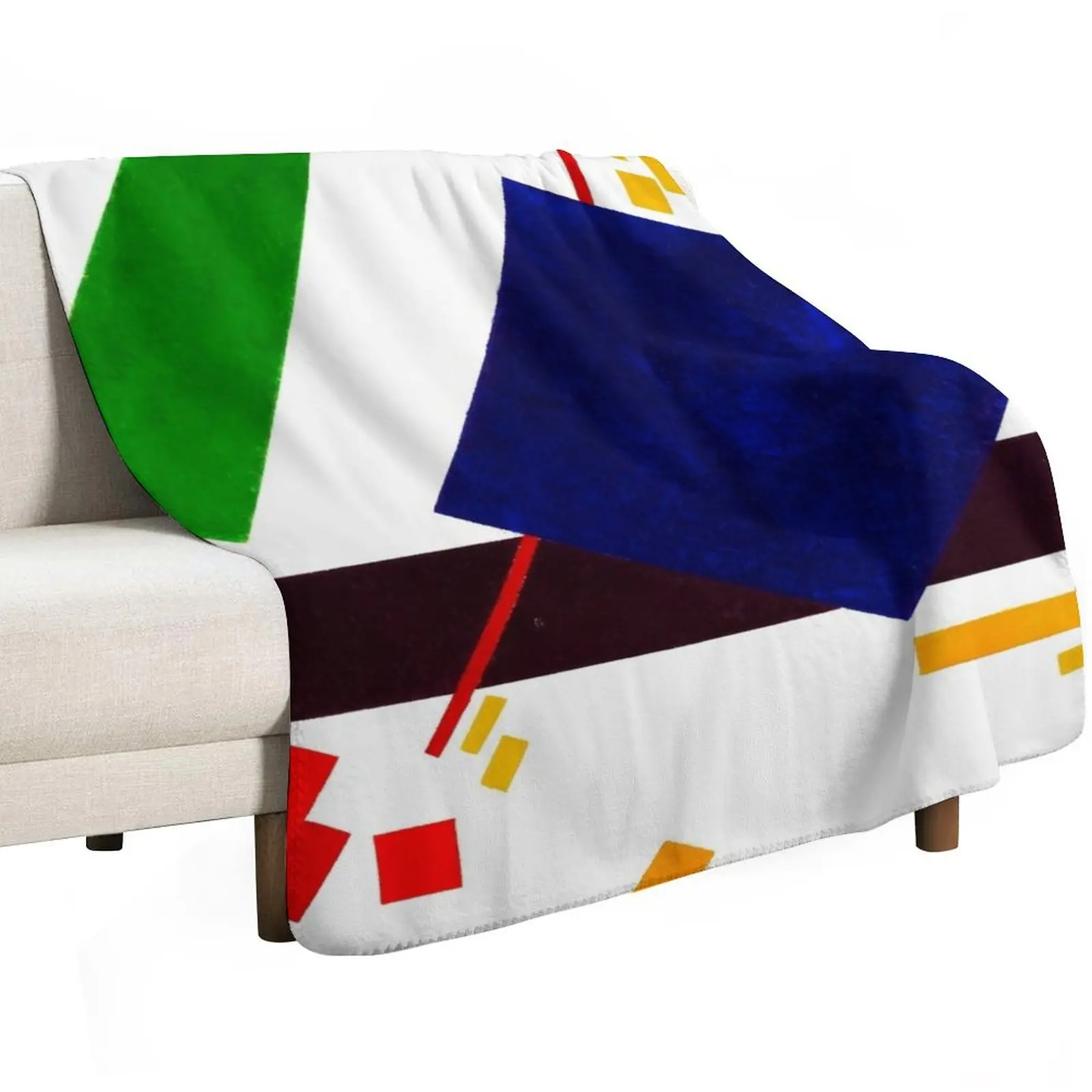 KAZIMIR MALEVICH - (Transparent) Suprematism 1916 Original HD Throw Blanket Baby Beach Beautifuls Luxury St Blankets