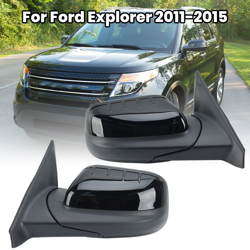 

3 Wires Rearview Mirror Assembly For Ford Explorer 2011 2012 2013 2014 2015 Manual Folding Wing Side Door Mirror Car Accessories