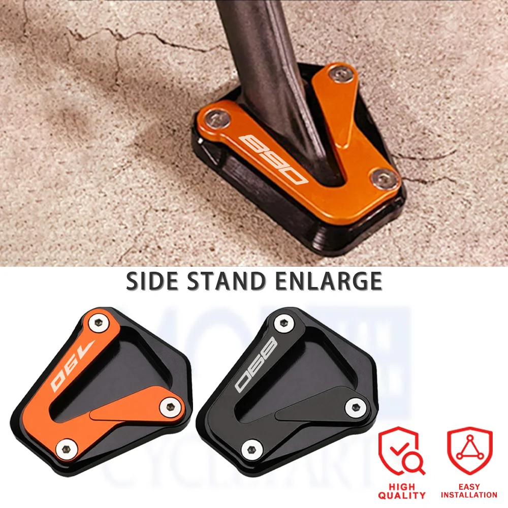

For 790 Duke 890 Duke L 2017 2018 2019 2020 2021 2022 2023 2024 2025 Kickstand Side Stand Enlarge Extension Foot Pad Support