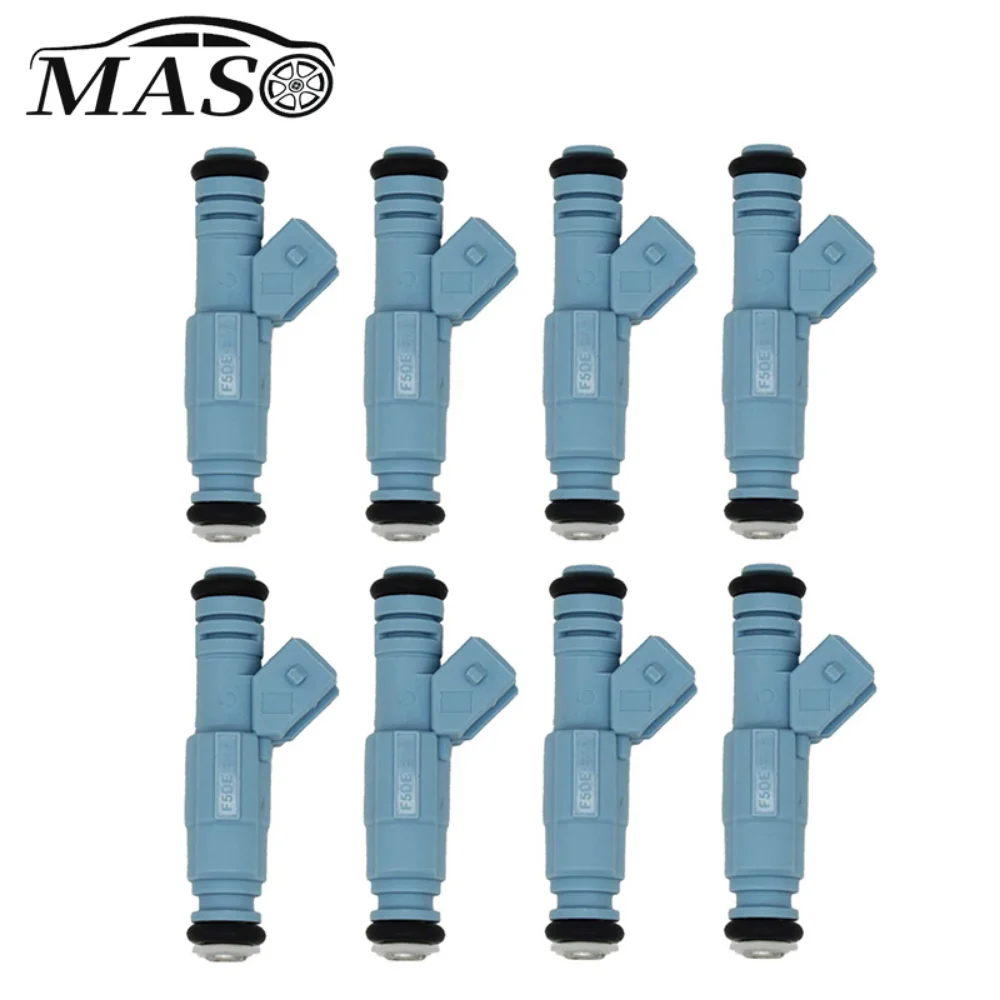 

8Pcs Fuel Injectors 24LB 250cc For Ford Pontiac Chevrolet LS1 EV1 5.0L 5.7L V8 0280155715 0280150947 0280150965