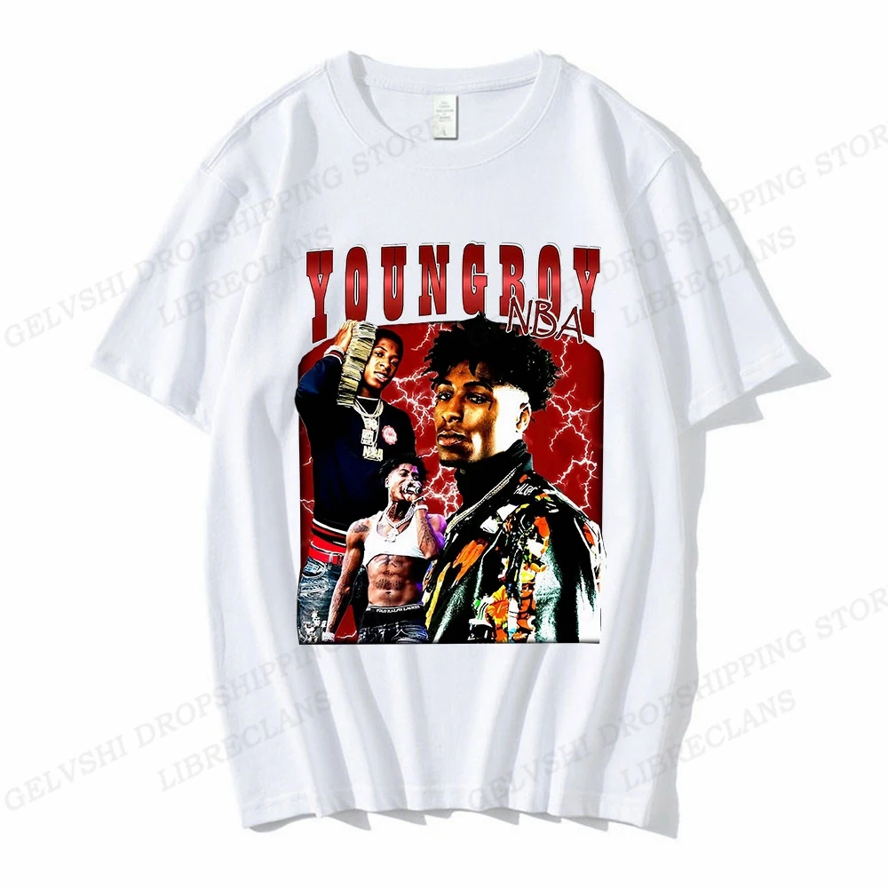 Vintage YoungBoy T Shirt Men Fashion T-shirts Cotton Tshirt Hip Hop Tops Tees Women Tshirt Never Broke Again Camisetas футболка