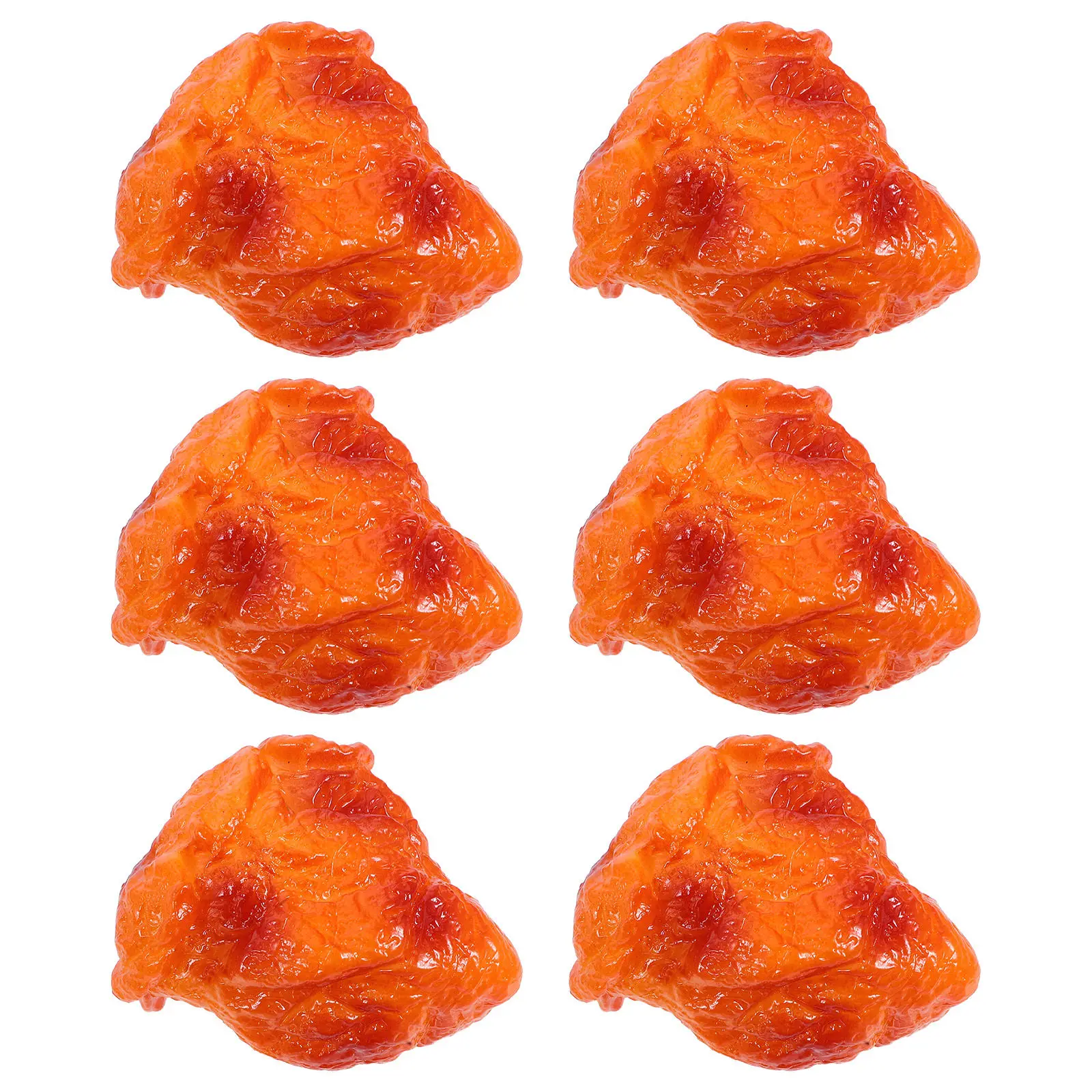 

Набор из 6 искусственных кусков жареной курицы для розыгрышей, кухонных игр, декора дома, реалистичные имитации