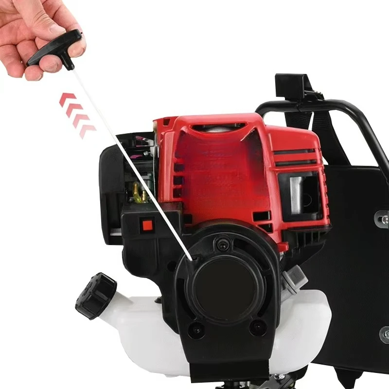 High Quality Brush Cutter 4 Stroke 55.7cc Industrial Grade Backpack Lawn Mower & Lawn Mower
