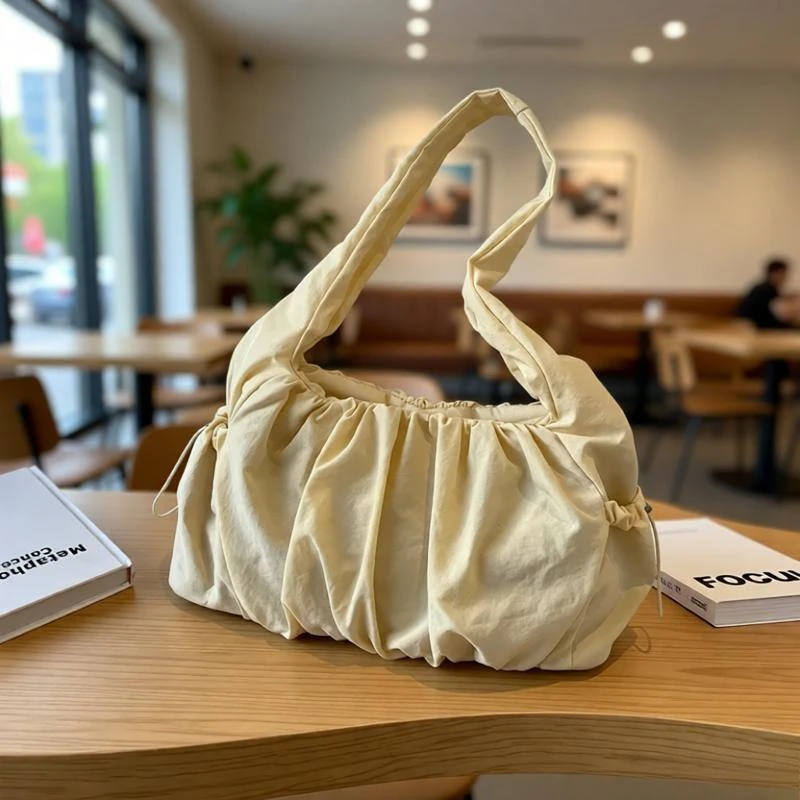 

Мягкие внутренние отделения 2026, высококачественные сумки для женщин, женские сумки из искусственной кожи на молнии, однотонные повседневные сумки на плечо с швейными нитками