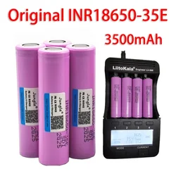 2023 New Original 3.7V 3500mAh INR18650 35E Rechargeable Li-ion Battery for Samsung INR18650 35E Power Li-ion Battery