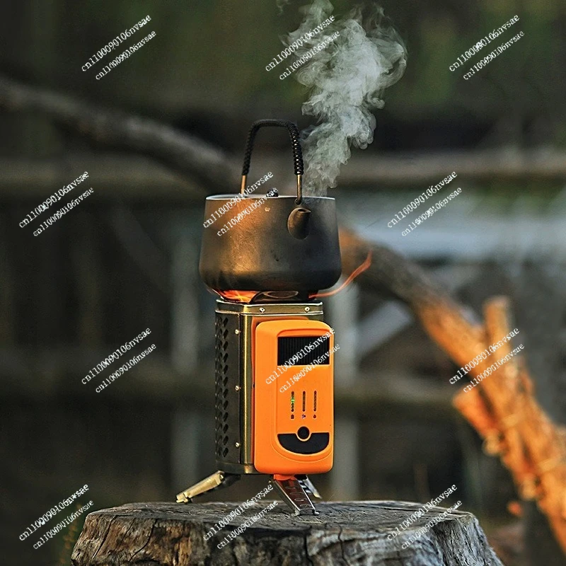 

Power generation wood stove folding rechargeable outdoor picnic stove stainless steel portable camping stove