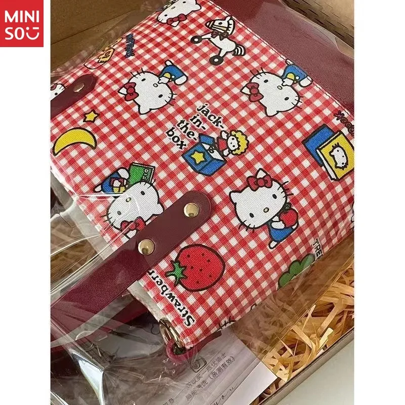 Miniso Hello Kitty Tote Bag for Women, Large Shoulder Bag for Work & Shopping