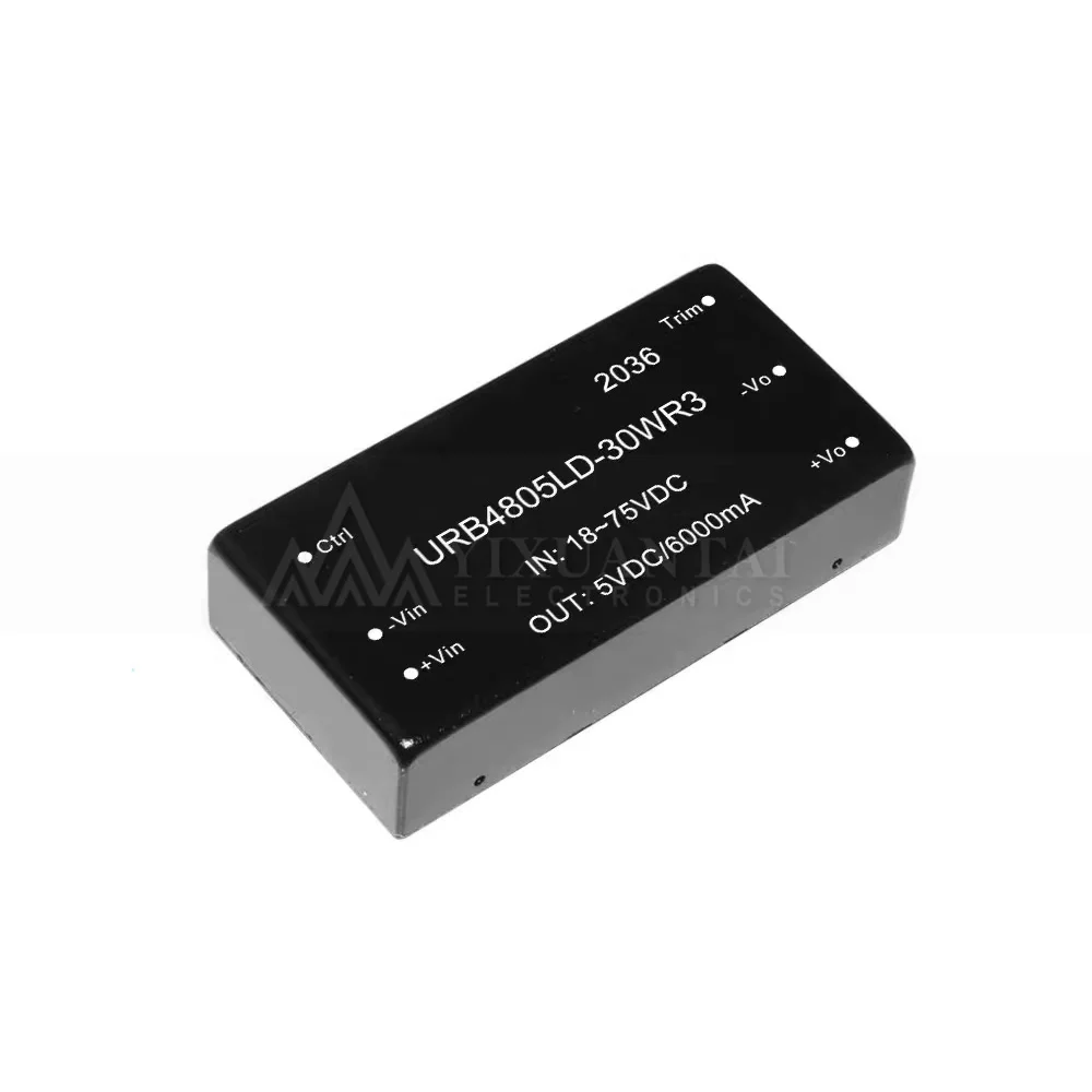 2pcs URB4805LD-30WR3 18-75VDC 5VDC/6000MA Power module