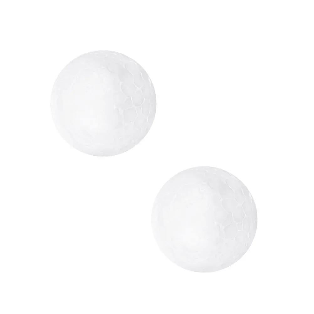 

2 pcs Foam Balls White for Kids Crafts DIY Christmas naments EcoFriendly Material Decorations Preschool Kindergarten Home Sewing