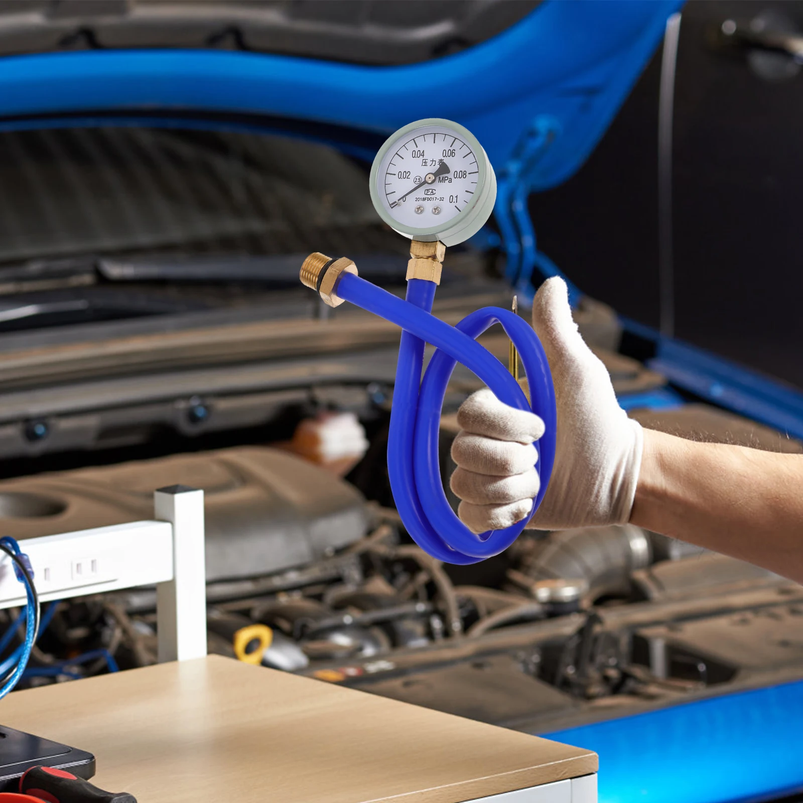 

Exhaust Back Pressure Tester Gauge Automotive Checklist Oil Abrasion Rubber Gas Coolant Adapter High Accuracy Wide Compatibility