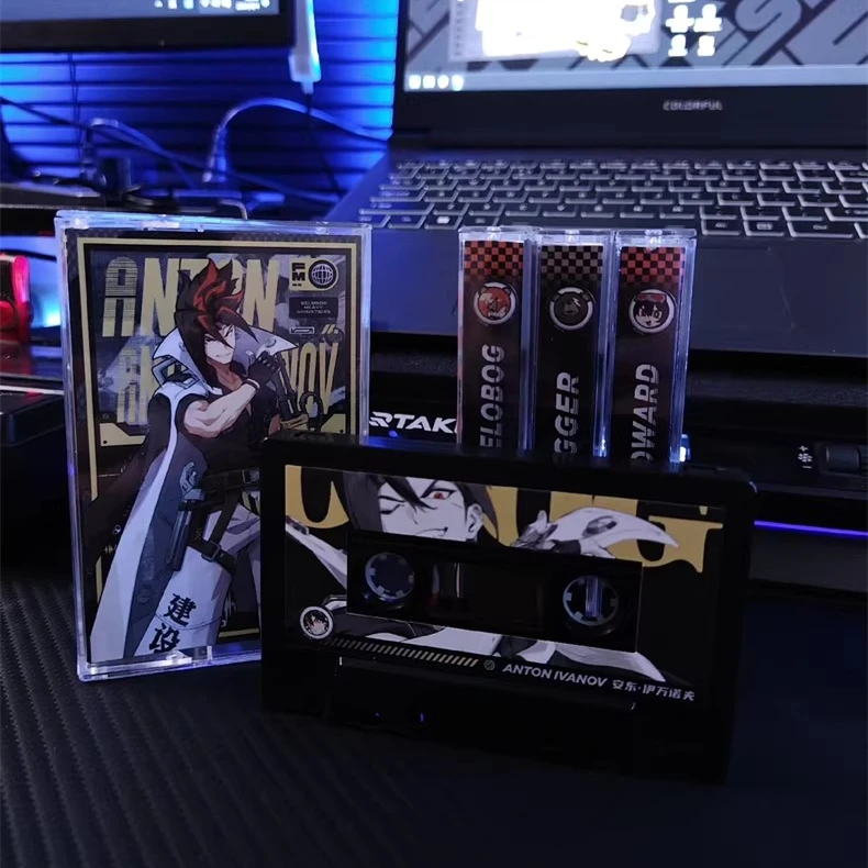 

Zenless Zone Zero Belobog Heavy Industries Koleda Belobog Music Tape Grace Howard Album Cassette Cosplay Walkman Soundtracks Box