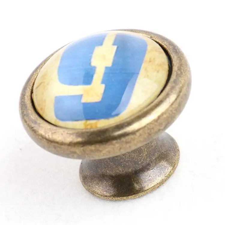 Decorative Alloy Cabinet Knob Rustic Kitchen Handle for Living Room Wardrobe Dresser Bar Cabinet