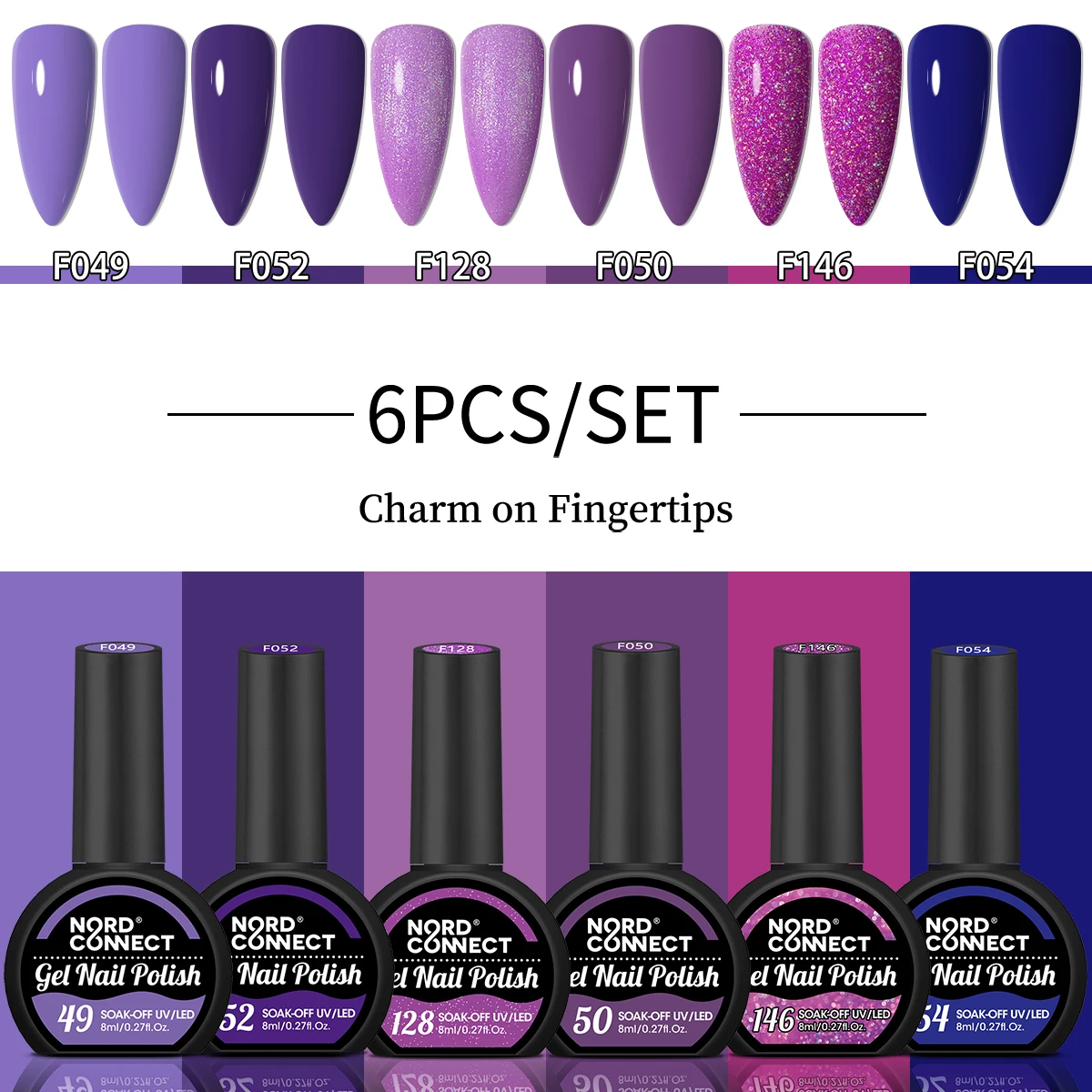 

6 pieces of nail polish glue nail salon hot color popular color specialty high-end store nail polish whitening durable solid sui