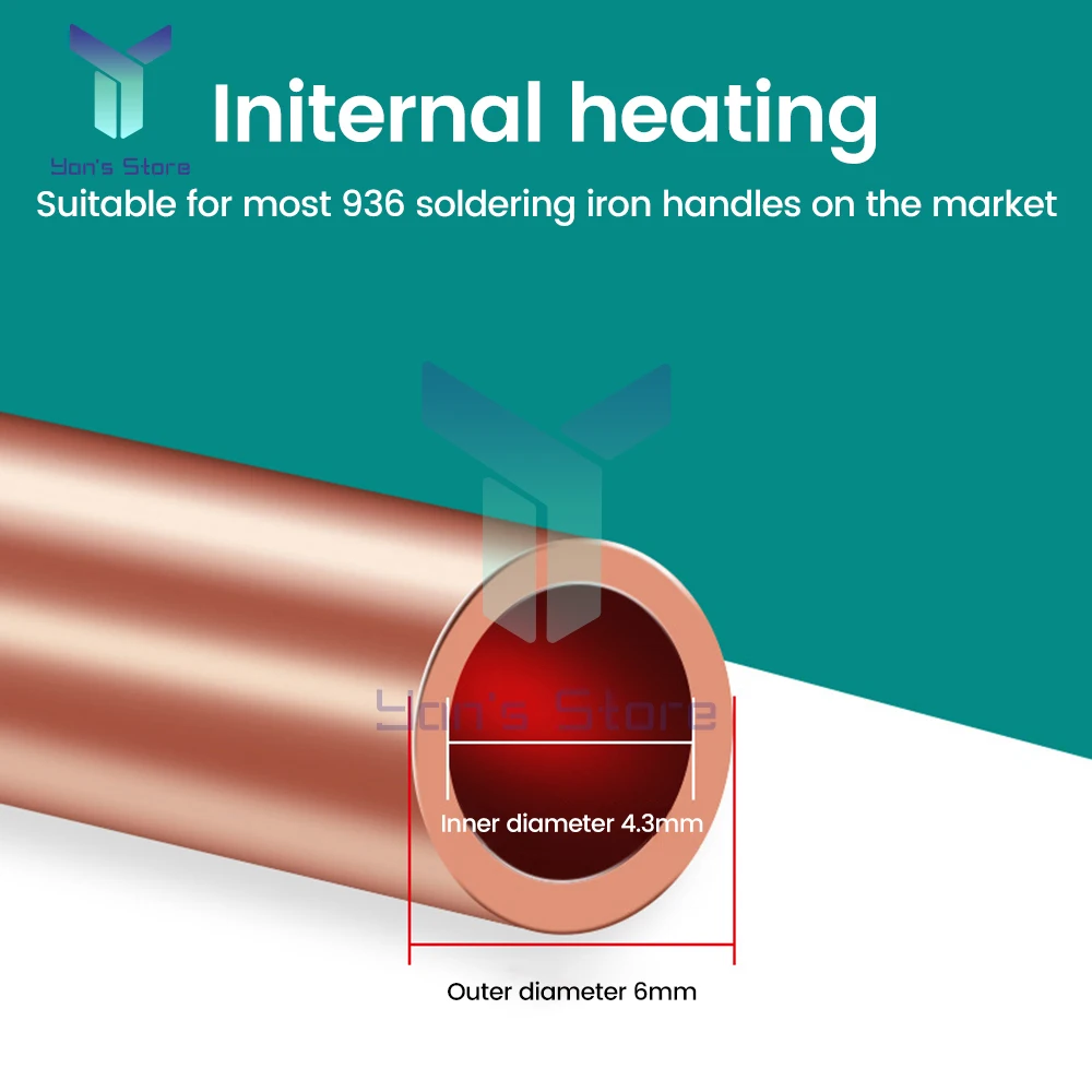 5 cái đầu hàn sắt chạy điện đầu hàn đồng 900M-T-K Thiết bị hàn sắt đồng nguyên chất Dụng cụ hàn