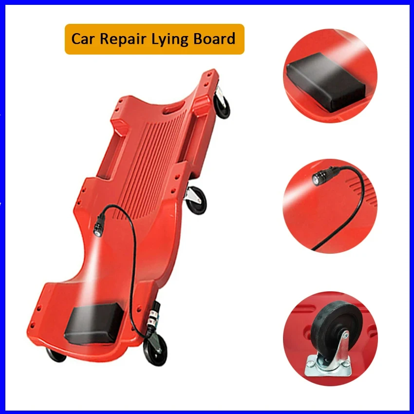 

36/40 Inch Car Repair Board With LED Light Car Repair Lying Board Car Vehicle Service Maintenance Tool Lying Board For All Car