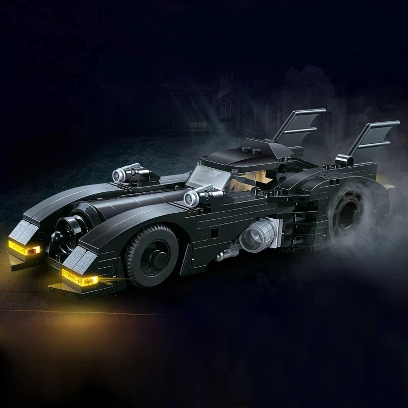 378pcs 1989 Batmobile Building Blocks Bat Super Car Bricks 40433 Car Set Kids Gifts Toys for Children Christmas Birthday Gifts