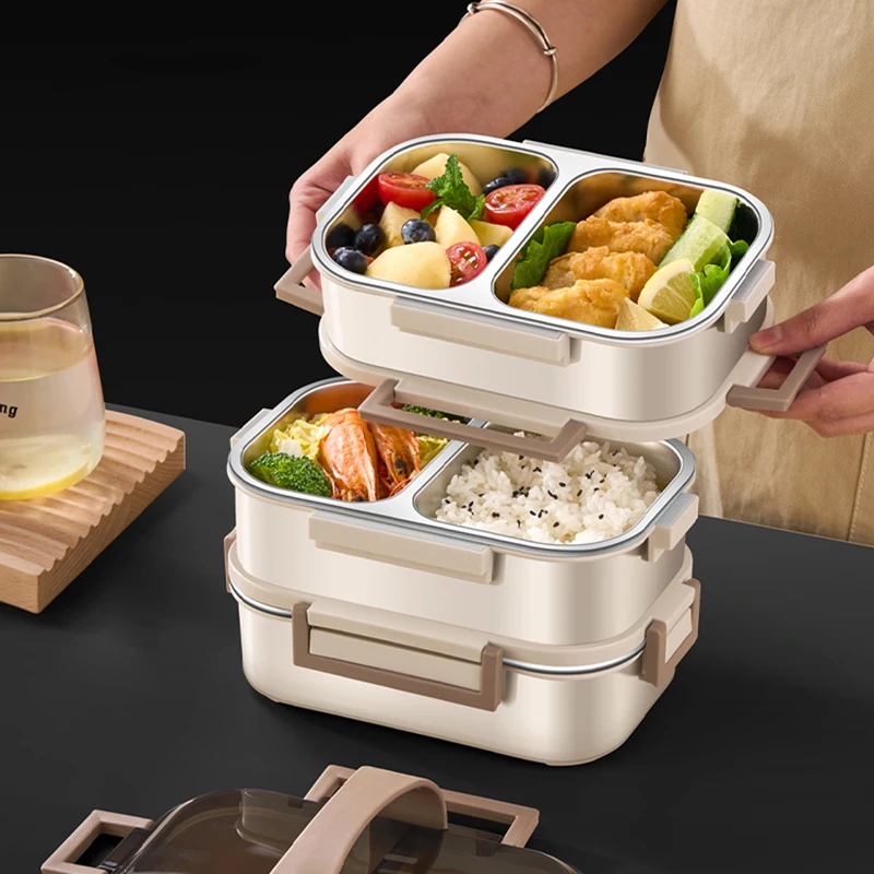 Containers Storage Lunch Box Food Picnic Sandwich Thermal Bento Box Snack Breakfast Portable Lids Lonchera Termica Dinnerware