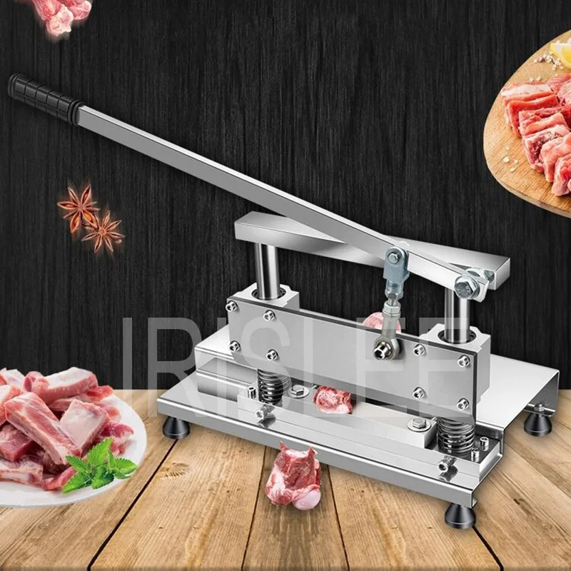 Commercial Bone Sawing Machine Manual Bone Cutting Machine Lamb Leg Frozen Meat Trotters Cutter Machine