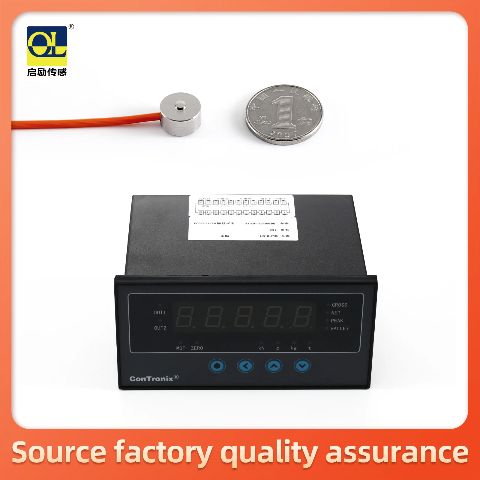 Indicator display+Small button pressure sensor, micro load cell 5kg 10kg 20kg 30kg 50kg