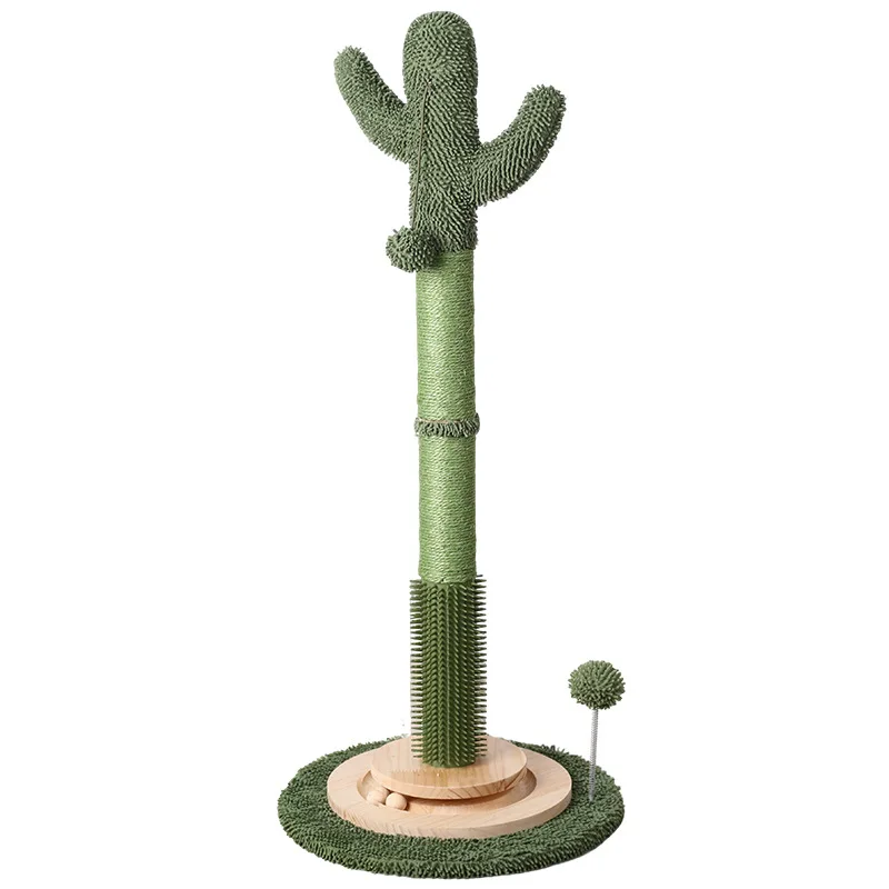 Poste rascador grande de sisal para gatos de interior, duradero - imagen 2
