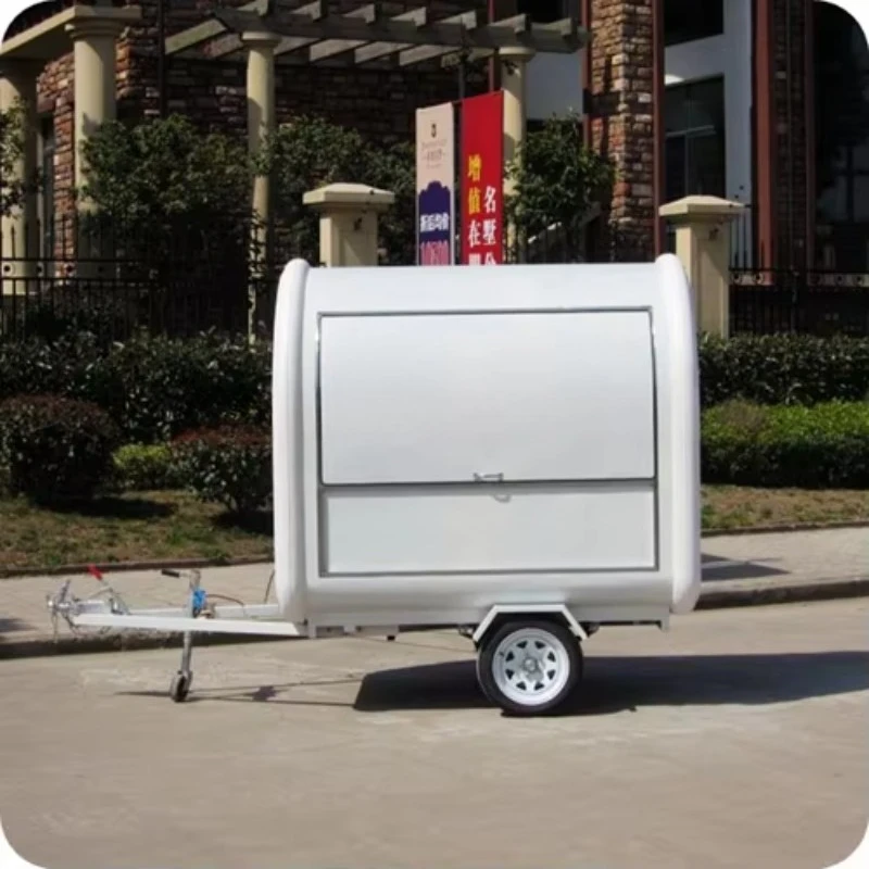 Mini Mobile Donut Vending Cart Mobile Food Carts Restaurant Hood System Food Trailer Fiberglass for Coffee Mobile Restaurant view 2