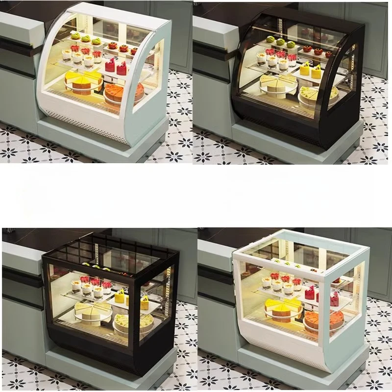 

Cake Cabinet Counter Right Angle Milk Tea Convenience Store Fruit Dessert Bar Refrigerated Display Baking West Pastry Preservati