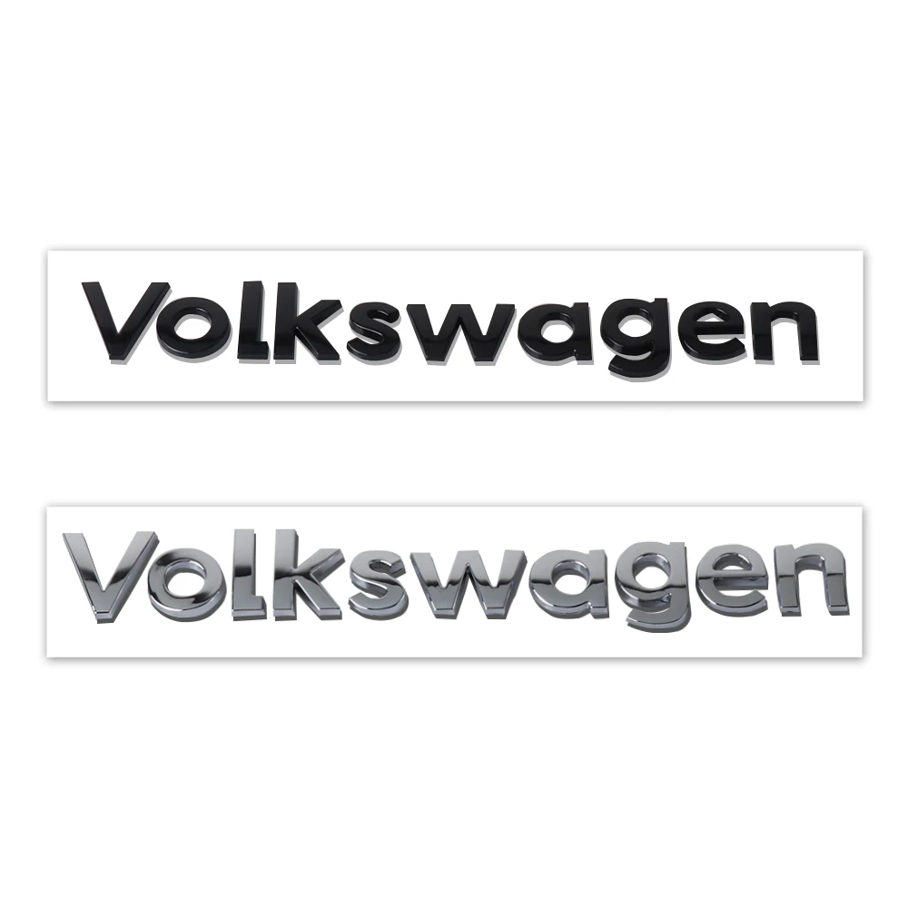 Car Styling Body Tail Trunk Decoration Sticker ABS Emblem For Volkswagen VW Golf Passat Polo Tiguan Scirocco Jetta Caddy T-ROC R