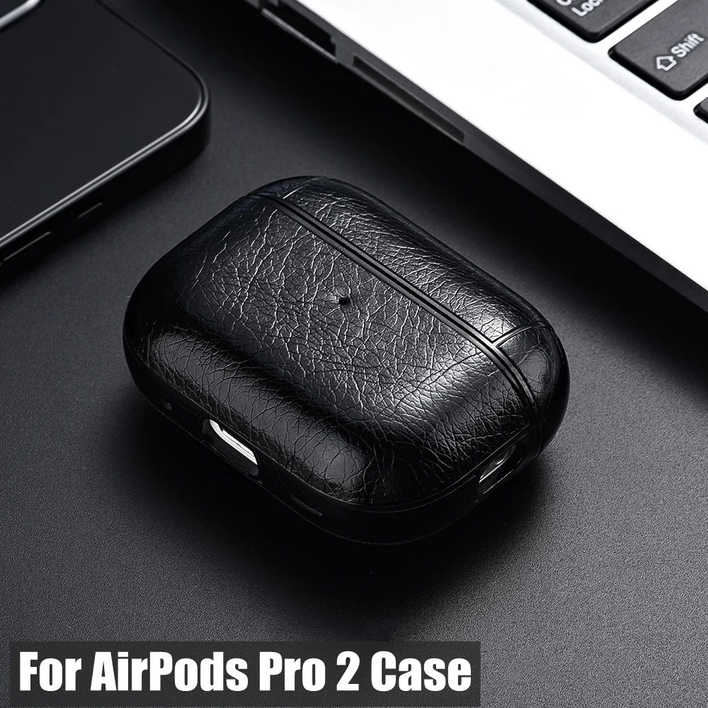 

Wireless Earphone Case for AirPods Pro 2 Pro2 2nd Gen Case For AirPod Pro 2023 Newest Cover for Airpods 3 2 1 leather hard CASE