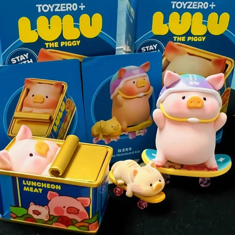 

Lulu Pig Associated Daily Blind Box Kawaii Piggy Anime Figure Doll Surprise Bag Room Ornament Collection Model Toys Gift