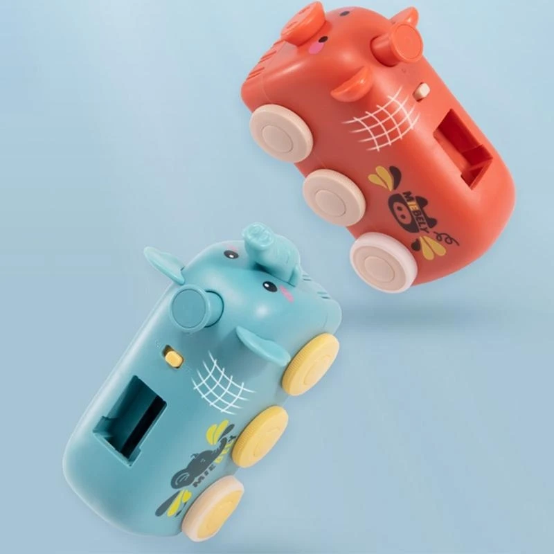 Y4QA 1et Train Toy Cartoon Toy Car với các khối xếp chồng để phát triển não