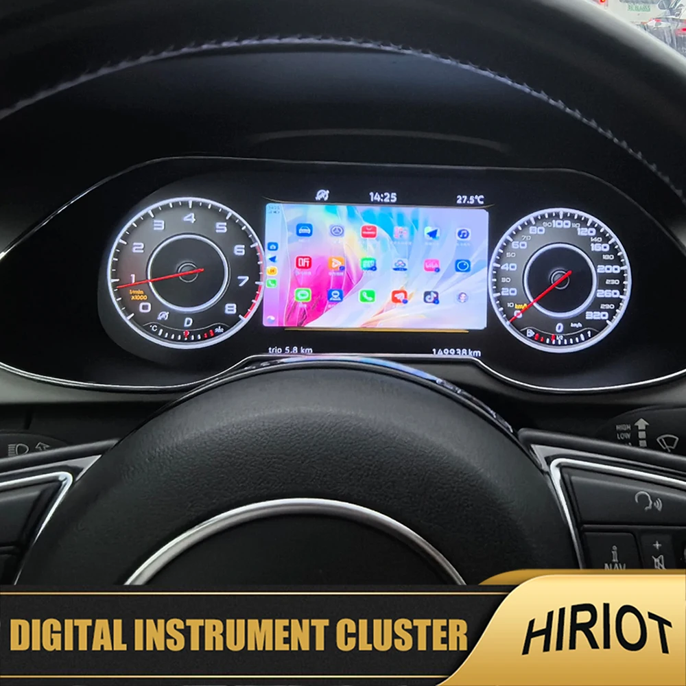 

Virtual Cockpit Digital Instrument Cluster Speedometer For Audi TT A3 A4 B8 A5 S5 Q3 Q5 LCD Dashboard Gauge Panel Tachometer