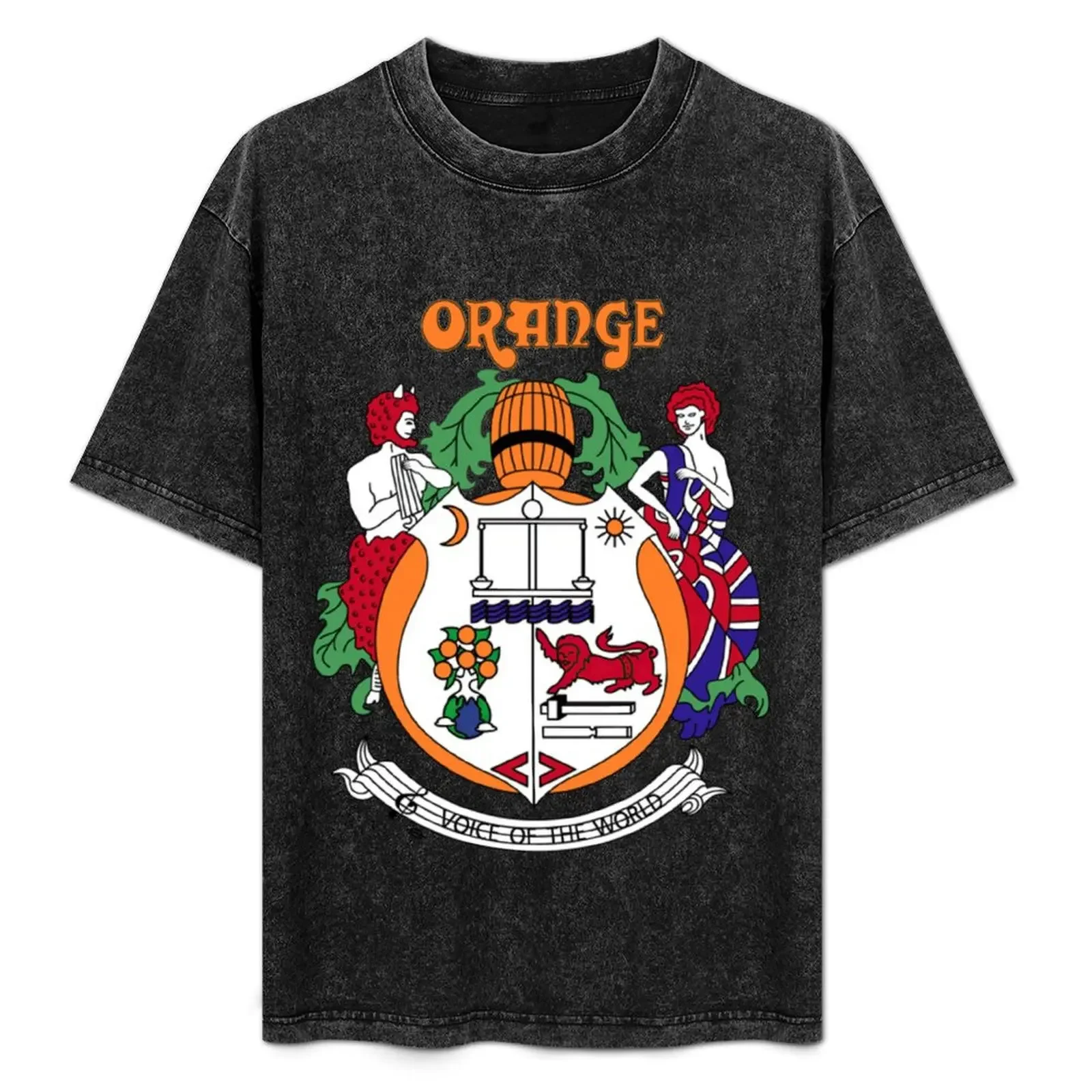 

Orange Amps Vintage Crest T-Shirt boys whites luxury clothing labubu plain anime tshirt mens workout shirts