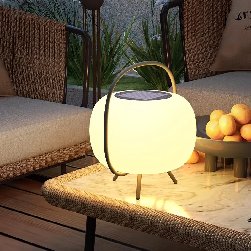 Solar Lights LED Floor Lamp Recharge Outdoor Waterproof Solar Energy Home Decor Recharge Ambient Lamp Villa Garden Courtyard
