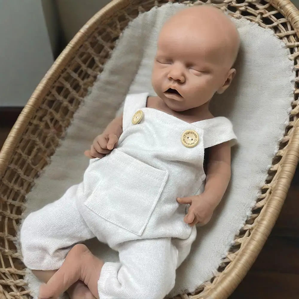 

18 "Мягкая силиконовая кукла реборн всего тела, моющаяся, неокрашенная, пустая, наборы для новорожденных в африканском стиле для маленьких девочек, коллекция игрушек художника