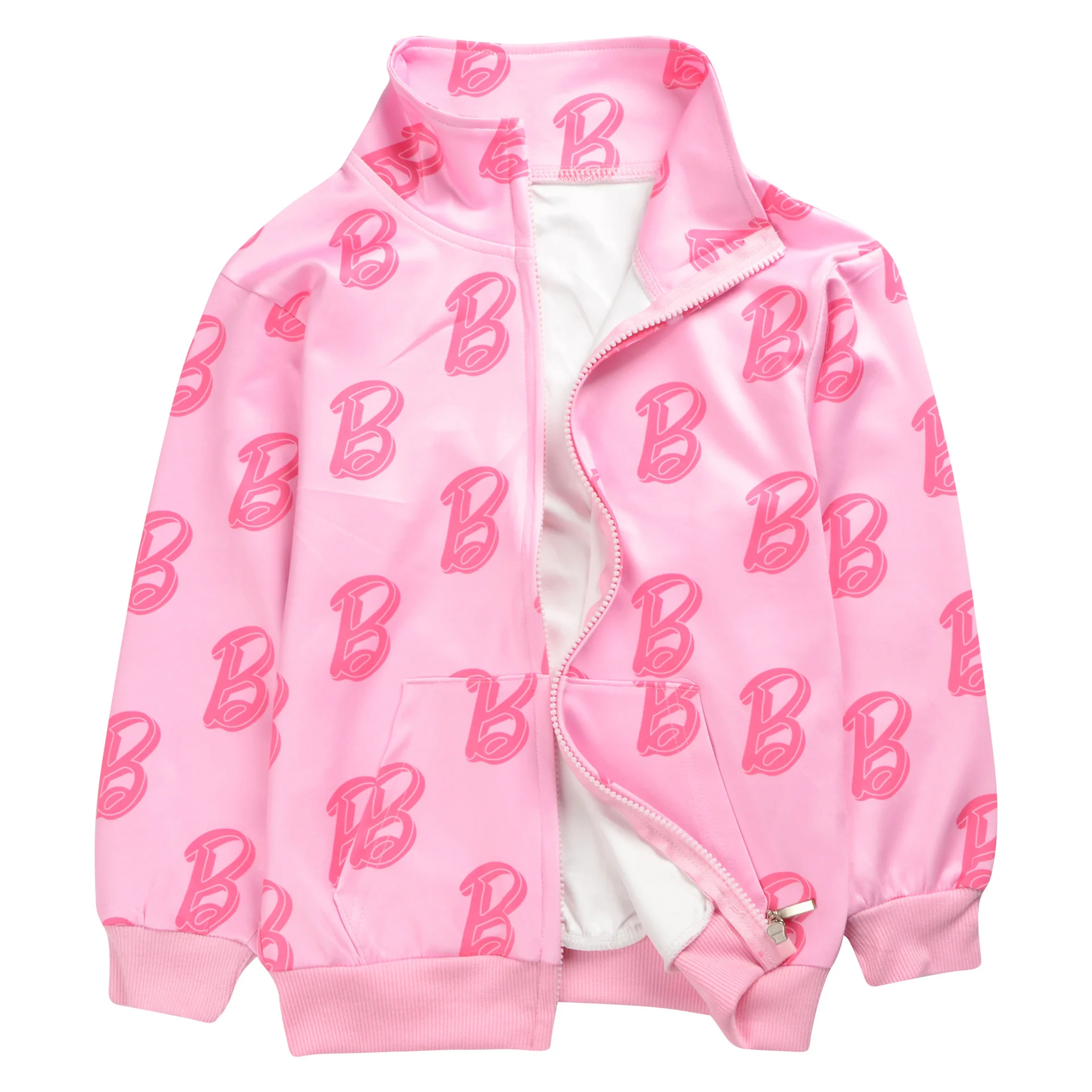 Spring Autumn Barbi Teen Girls Clothing Sets Fashion two Piece Outfits Cardigan Sweatshirt Pants Kids Tracksuit Suits 3-16 Year